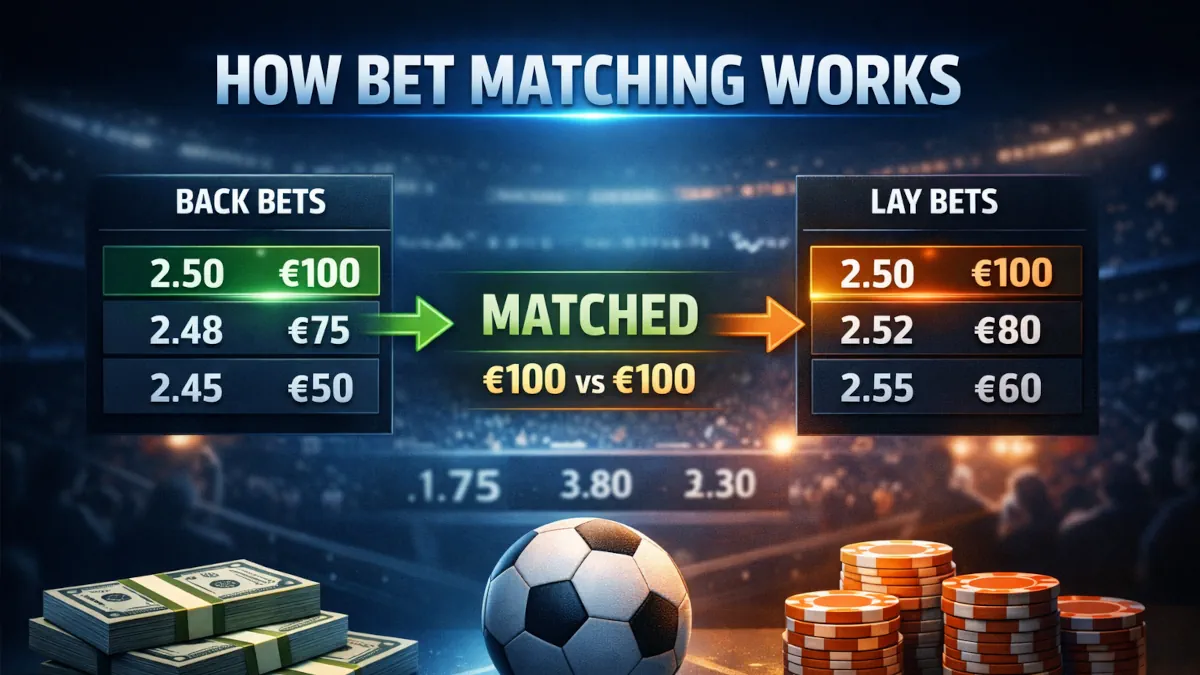 How Bet Matching Works on a Betting Exchange