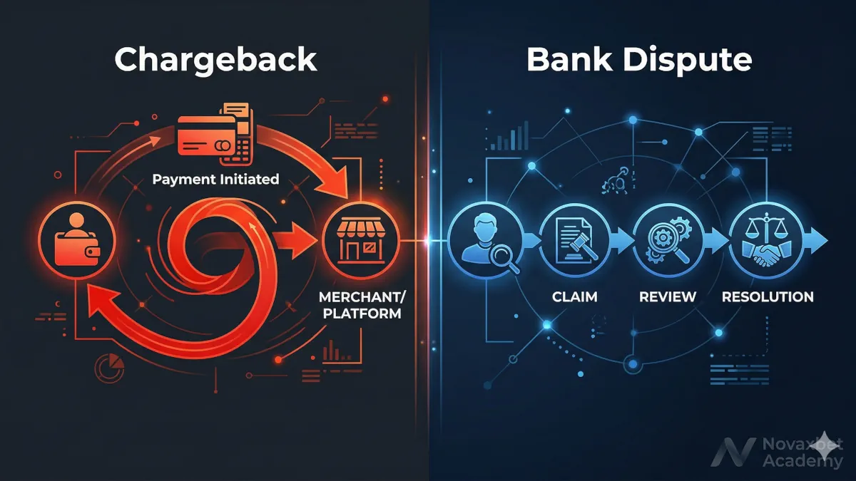 Chargeback vs dispute bancare